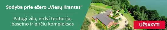 Sodyba - namas ant ežero kranto
