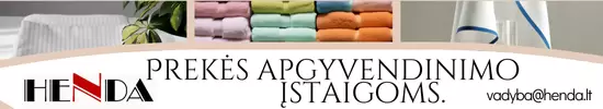 Prekės, sodyboms, viešbučiams ir apgyvendinimo paslaugų teikėjams