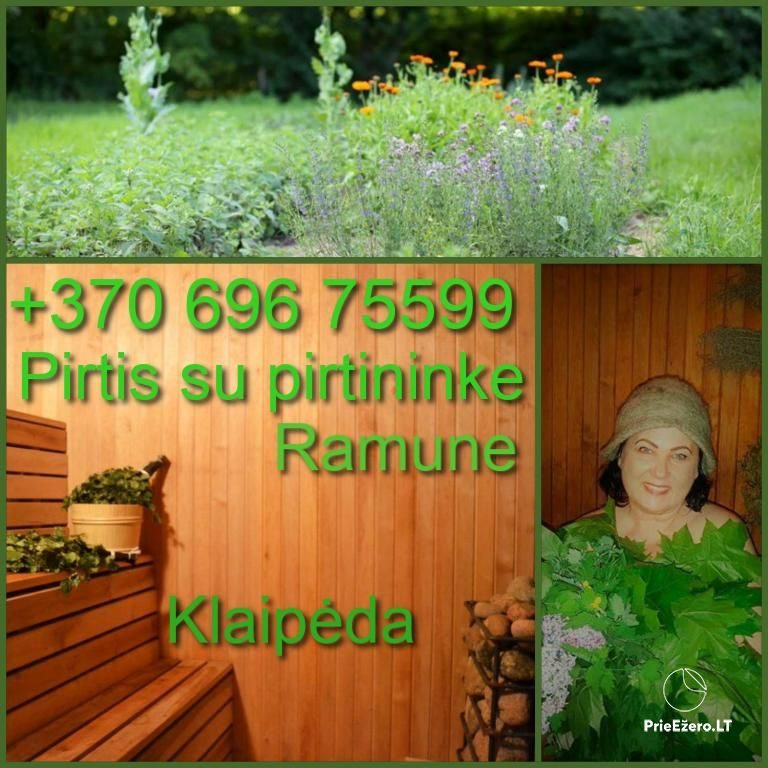 “Pirtis su pirtininke” Ramune Klaipėdoje. Kaina nuo 65 Eur 1 asmeniui