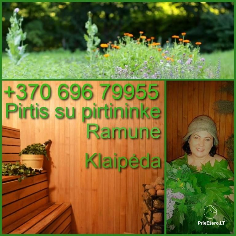 “Pirtis su pirtininke” Ramune Klaipėdoje. Kaina nuo 65 Eur 1 asmeniui