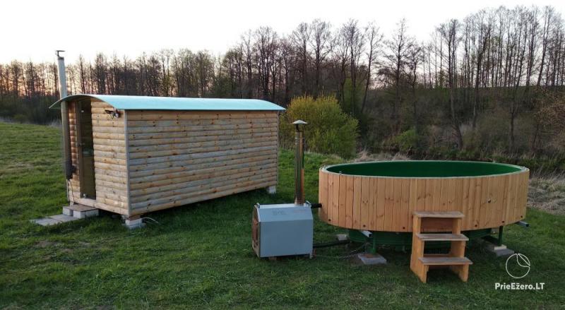 Pirties, mobilaus kubilo ir baidarių nuoma prie Šešupės