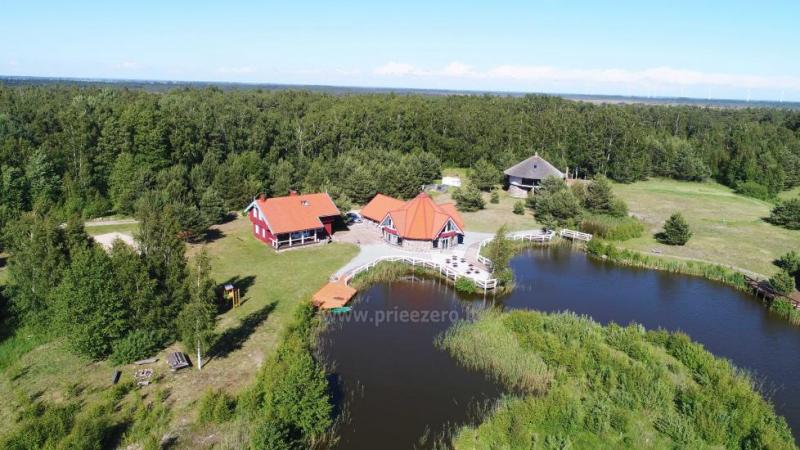 Sodyba - svečių namai „PAMARIO BURĖ“: restoranas, pirtis, kempingas