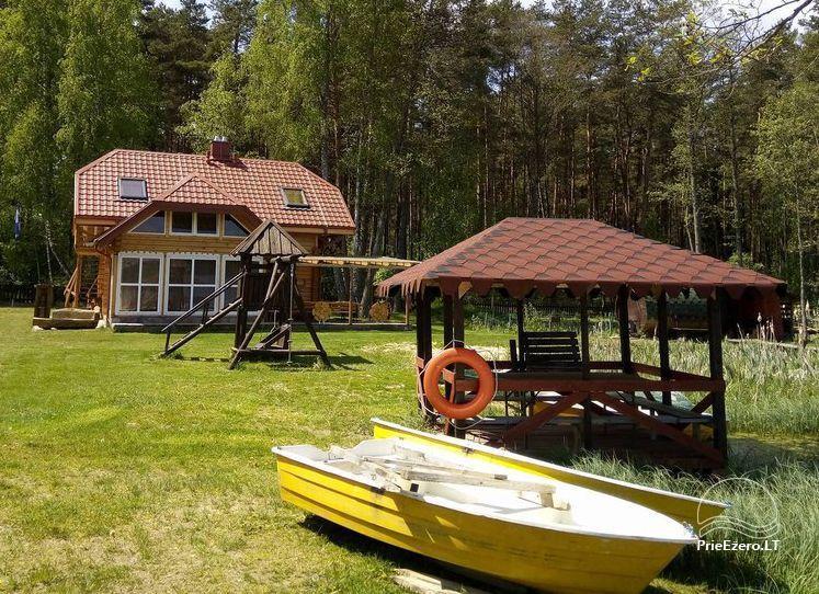 Nameliai, stovyklavietė, baidarės – sodyba „Keružė“ prie Lavyso ežero
