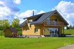 „Vėliučionių sodyba“ Vilniaus r. - nameliai, salė, pirtys, kubilas