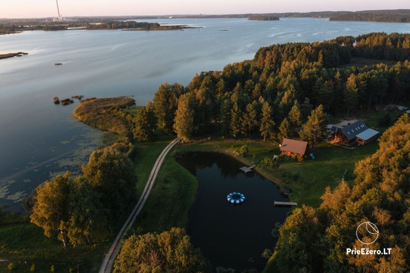 Sodyba „Žiburiai“ ant ežero kranto