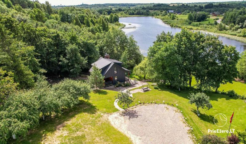 Sodyba Trakų rajone ant Kriausliuko ežero kranto Lugne House