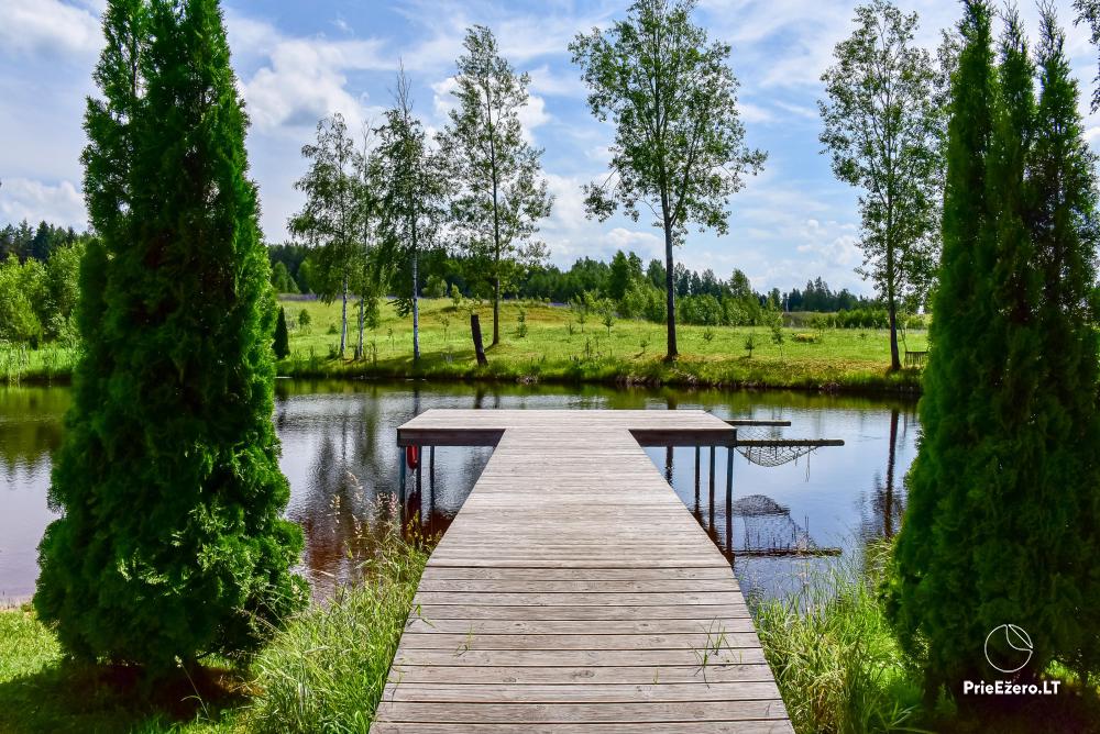 YKD Kempingas Žemė. Namelio nuoma. Palapinės ir Kemperiai. Asvejos Regioninis Parkas. - 1