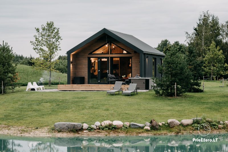 Poilsis naujoje, visiškai privačioje ir moderniai įrengtoje sodyboje IKnamai tik Jums