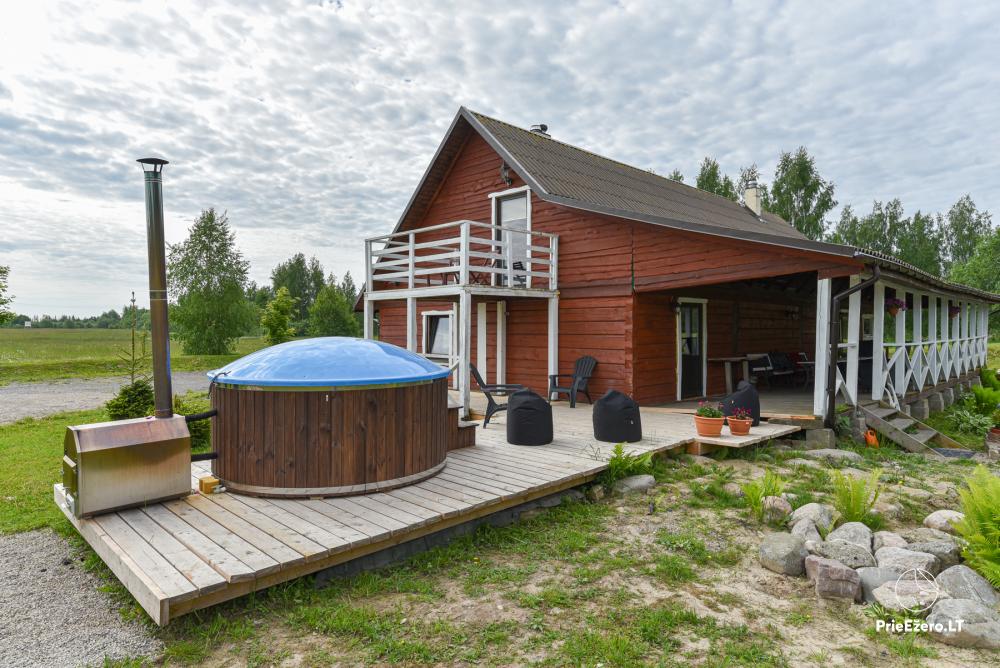 Sodyba Gervių lizdas - pirtis, kubilas, baidarės, vaikų žaidimo aikštelė - 1