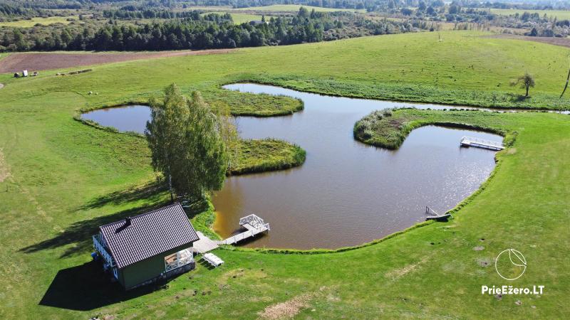 Alantos Žirgų nameliai poilsiui - Pušyno ir Upės Nameliai Dviems, Kalno Namelis (4 vietų), Tvenkinio Vila (8 vietų)