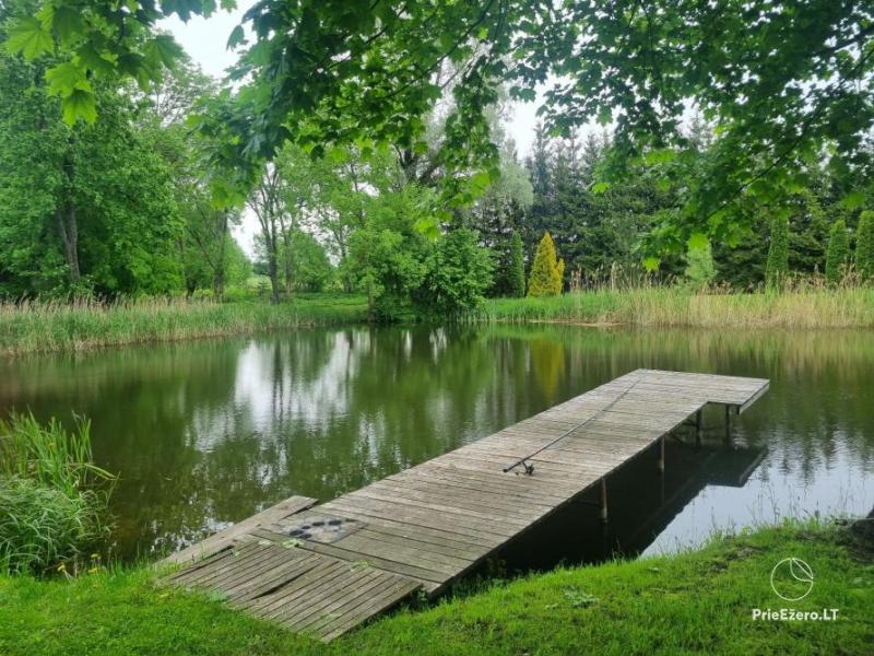 Stovyklavietė erdvioje sodyboje Ukmergės rajone