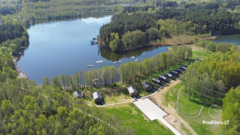 „Ignalinos Pliažo Klubas“ -  šiuolaikiški nameliai ant ežero kranto, vandenlenčių pramogos