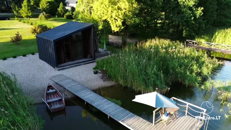 Nauja Mini sodyba ant ežero  kranto