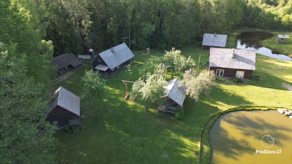 “Labanoro pasaka” - nuostabi sodyba su pirtele ir kubilu Labanoro girioje! Apartamentai, nameliai, pirtis, kubilas, daug aktyvios veiklos - 1
