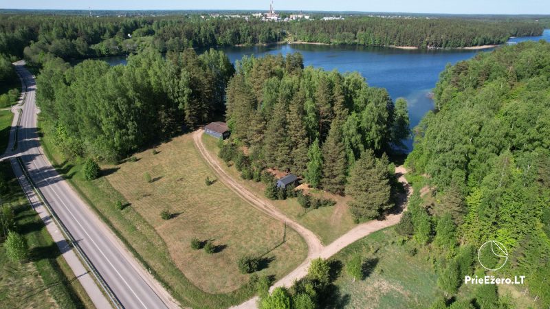 Prie Molėtų, du namukai iki 12asm, pirtis, kubilas, privati teritorija