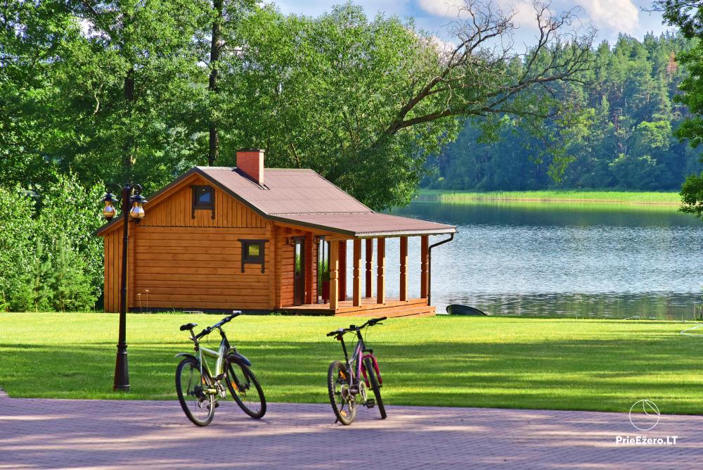 Poilsis prie Baltųjų Lakajų ežero. Du nameliai, vieta kemperiui - 1