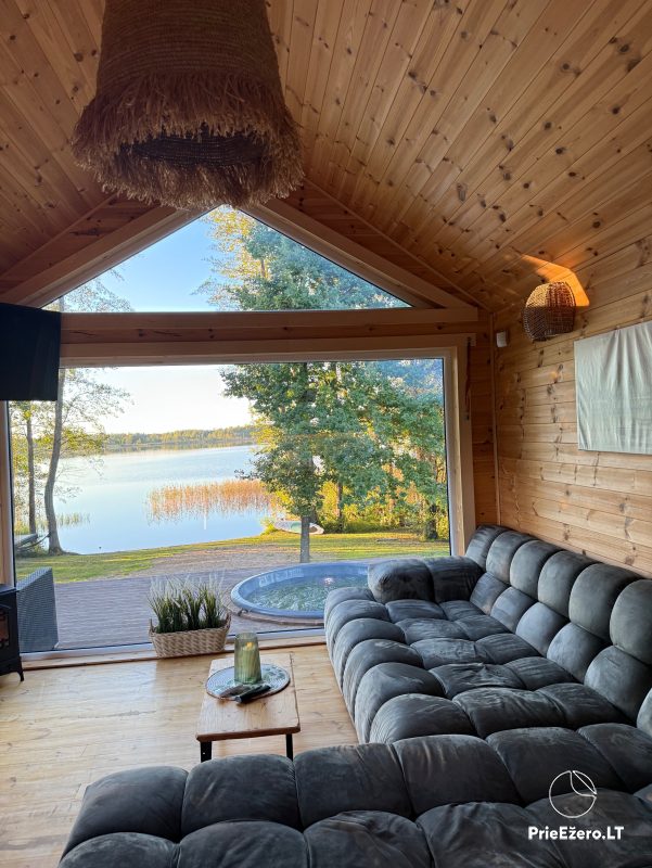 Du 50 m² nameliai ant ežero kranto Varėnos rajone “Jack namai”