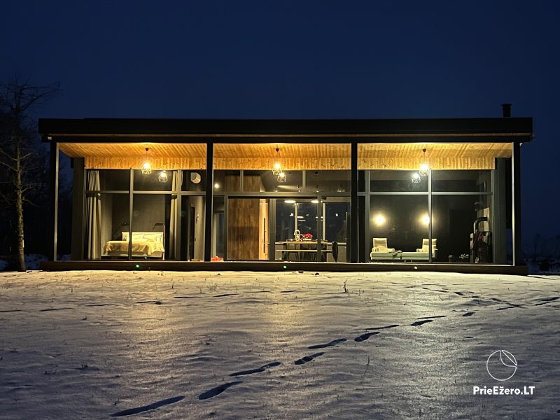 Naujas namelis The Barn – poilsis dviems gamtoje, ant tvenkinio kranto