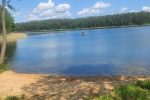 Pakirnių stovyklavietė ant Asvejos ežero kranto: irklentės, pirtis, kubilas, kemperiai, palapinės. - 4