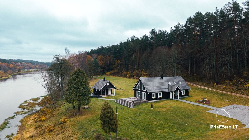 9 Medai - sodybos nuoma ant upės kranto