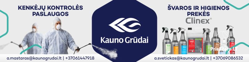 Kenkėjų kontrolės paslaugos, švaros ir higienos prekės sodyboms