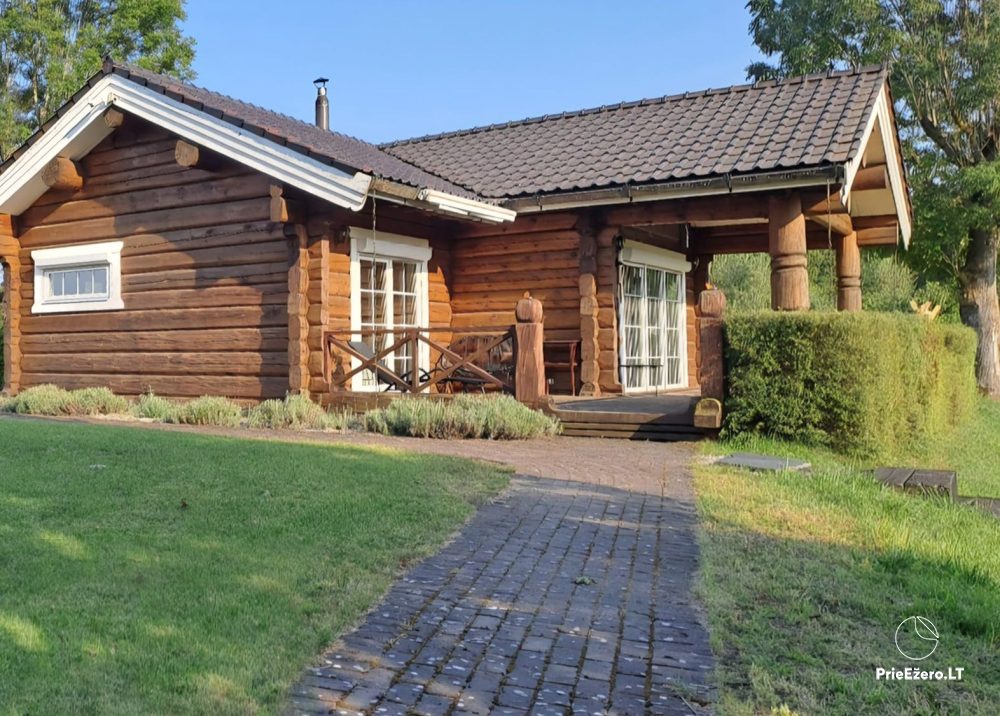 Sodyba - rąstinis namelis su pirtimi ir kubilu - 1