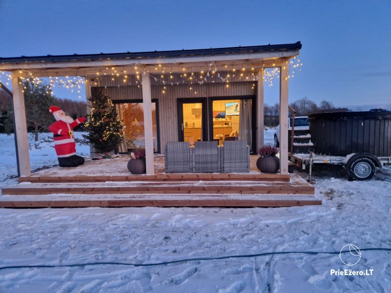 Kaimo turizmo sodyba Virintų Slėnis - namelio su kubilu nuoma prie ežero!