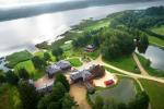 Vila Dubgiris prie Plinkšių ežero: banketų salė, pirtys, baidarės, SPA