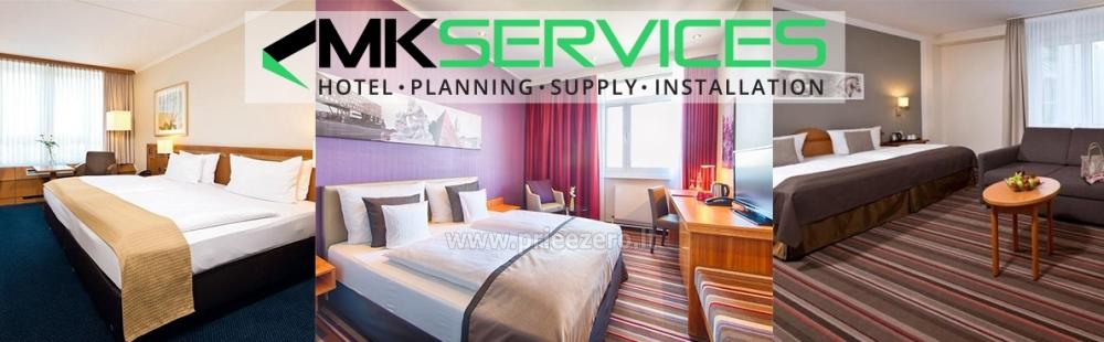 MK services - įvairaus dydžio viešbučių interjero projektavimas, įrengimas - 1