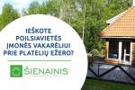 Banketų ir konferencijų salė poilsio namuose prie Platelių ežero „Šienainis“