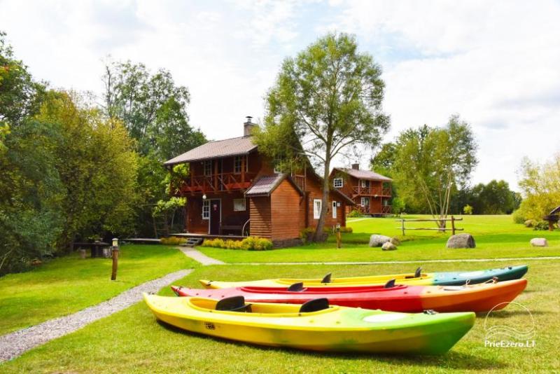 Baidarių nuoma „Paverknės sodyboje“ prie Verknės upės