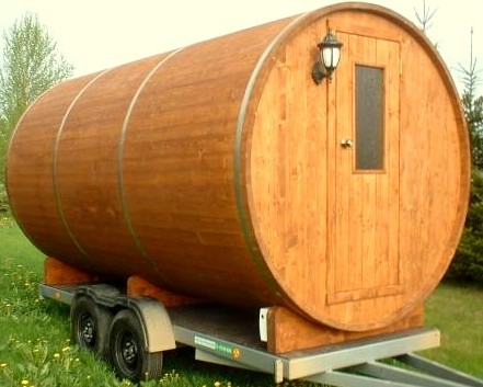 Mobili pirtelė Gargždų rajone, stovyklavietėje Minijos senvagė - 1