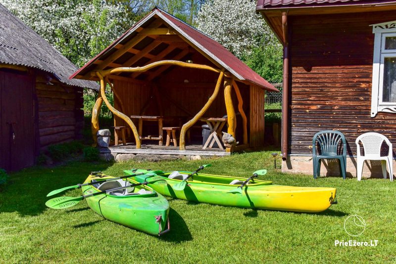 Baidarių nuoma Dzūkijoje. Pirtis, Sodyba prie Ūlos upės