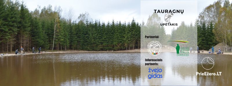 Žvejyba naujame tvenkinyje Tauragnų Upėtakis