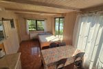 Namelis 2 vietų su terasa ir vaizdu į ežerą. Namelio paros kaina 60–80 €. - 5