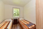 Namelis 5 vietų 2 miegamųjų kambarių. Namelio paros kaina 70–90 €. - 5