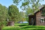 12 vietų (4 miegamų kambarių) rąstinis namas su kubilu - 2