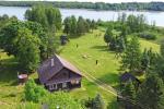 8 vietų (2 miegamų kambarių) rąstinis namas su kubilu - 1